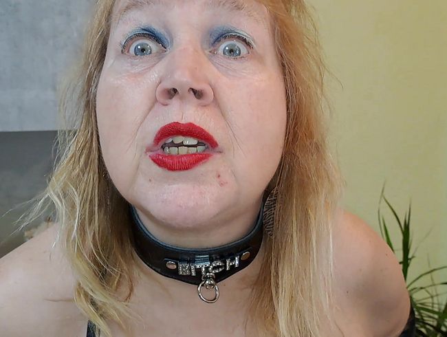 Blasflittchen's Porno Video: Mir auf die Stefel gespuckt - lec*s sauber skla*e (POV)